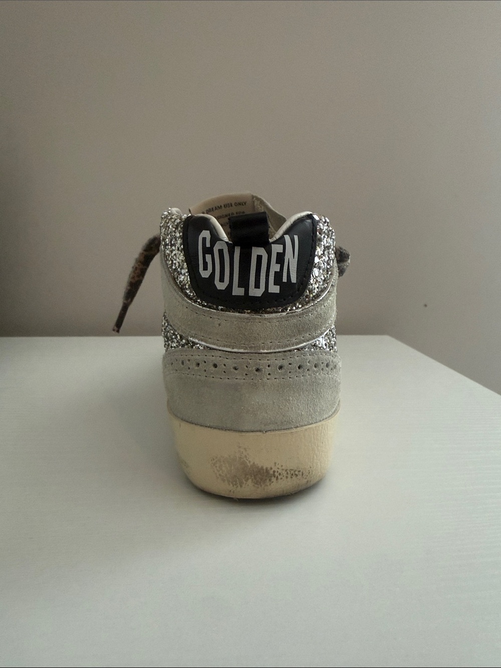 Golden Goose Mid Star Classic Double Wave Sneakers - Platinum Grey Silver Black - Picture 5 of 11